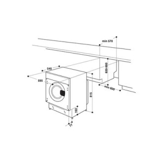 LAVE LINGE HUBLOT ENCASTRABLE BIWMHG81485EU