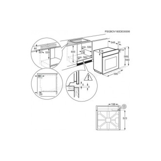 FOUR ENCASTRABLE ELECTROLUX EOF3H40TH