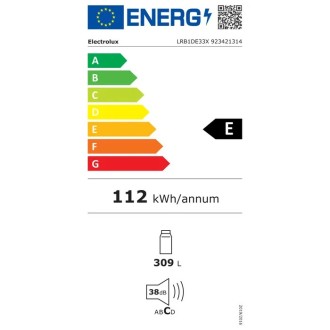 REFRIGERATEUR TOUT UTILE ELECTROLUX INOX LRB1DE33X