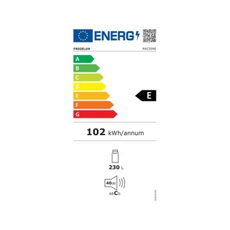 REFRIGERATEUR 1 PORTE NOIR FRIGELUX RA235NE