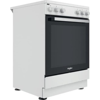 CUISINIERE VITROCERAMIQUE BLANCHE L.60CM WHIRLPOOL WS68V8KCW/E