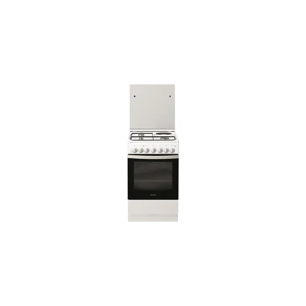 CUISINIERE MIXTE BLANCHE L.50CM INDESIT IS5M5PCW/FR CUISINIERE MIXTE BLANCHE L.50CM INDESIT IS5M5PCW/FR