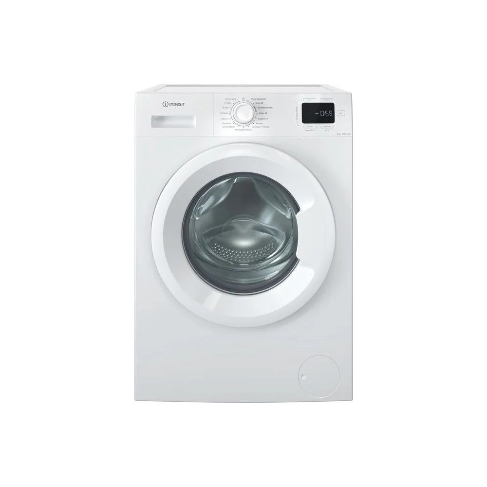 LAVE LINGE HUBLOT INDESIT 8KG BLANC IM864MYTIMEFR