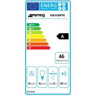 GROUPE FILTRANT SMEG INOX 54CM 683M3/H 68DB CL.A KSEG58PXE