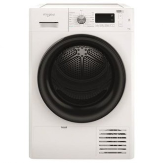 SECHE LINGE WHIRLPOOL HUBLOT CONDENSATION 8KG 64DB CL.A++ FFTM1182BFRR