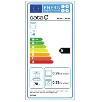 FOUR ENCASTRABLE PYROLYSE INOX CATA PR6011XGBK