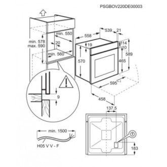 FOUR ENC. PYROLYSE INOX EMECTROLUX EOH4P06BX