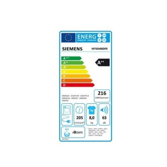 SECHE LINGE FRONTAL CONSENSATION SIEMENS WT43H00DFR
