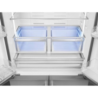 REFRIGERATEUR MULTI PORTES INOX SMEG FQ60XE