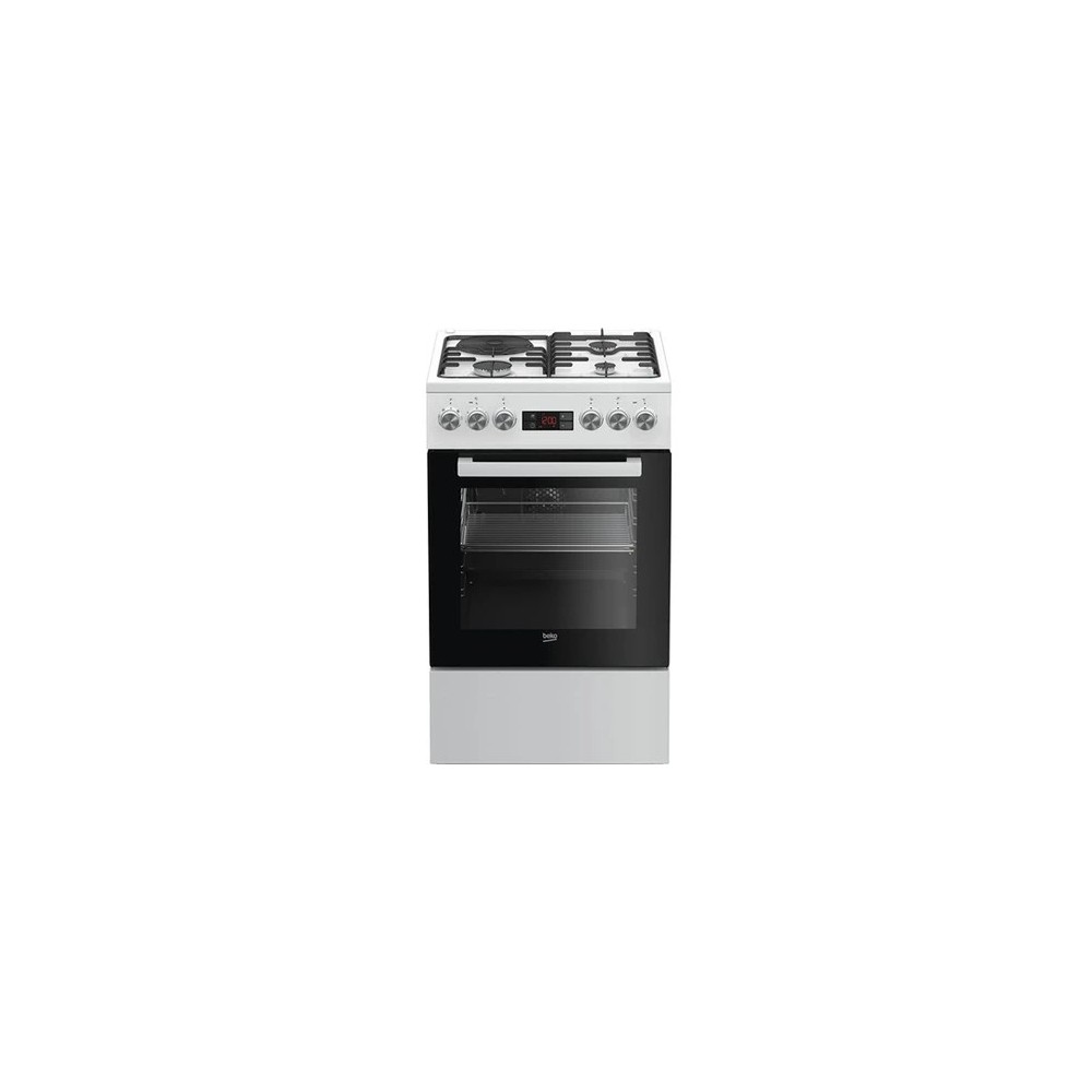 Cuisinière Mixte Beko Blanche FSE53321DWCS pas chère - JPO Cuisinière Mixte Beko Blanche FSE53321DWCS pas chère - JPO