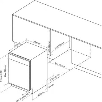 LAVE VAISSELLE TOUT INTEGRABLE DE DIETRICH DCJ534DQX