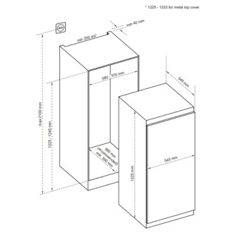 REFRIGERATEUR ENCASTRABLE 162L+16L DE DIETRICH DRS1247ES REFRIGERATEUR ENCASTRABLE 162L+16L DE DIETRICH DRS1247ES