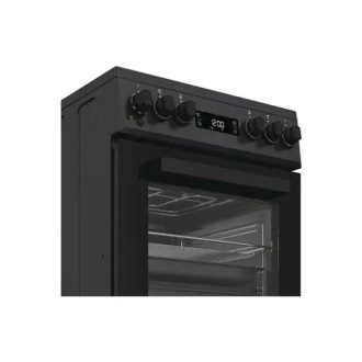 CUISINIERE VITROCERAMIQUE NOIR 4 ZONES WHIRLPOOL W5V8LCSA