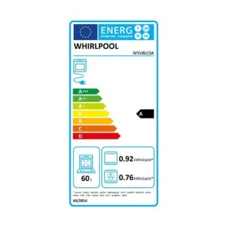 CUISINIERE VITROCERAMIQUE NOIR 4 ZONES WHIRLPOOL W5V8LCSA