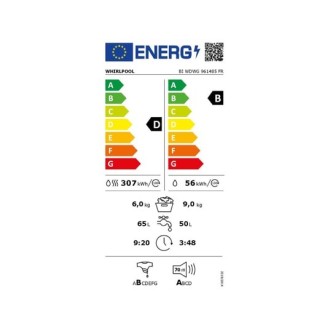 LAVANTE SECHANTE 9/6KG  ENCASTRABLE WHIRLPOOL BIWDWG961485FR