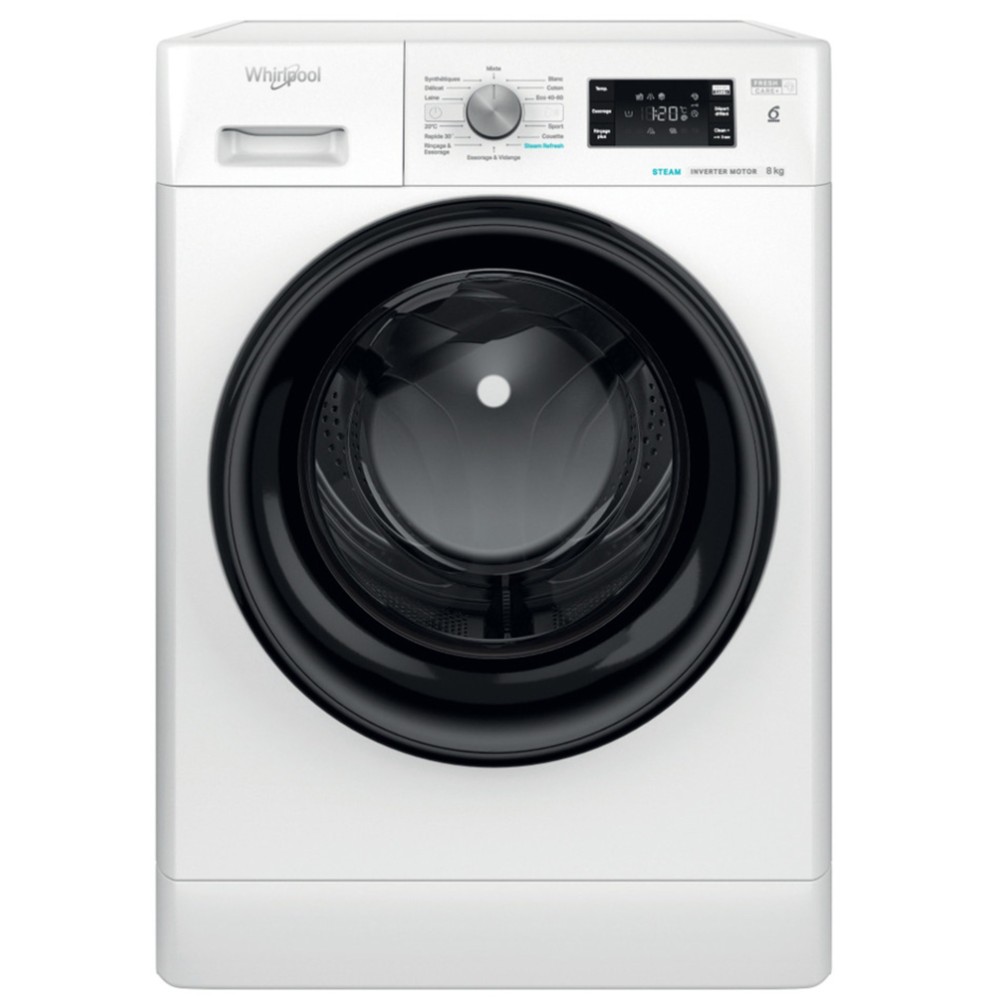 LAVE LINGE 8KG WHIRLPOOL HUBLOT FFB8489BVFR