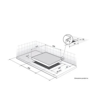 PLAQUE MIXTE 2 GAZ + 2 INDUCTIONS DE DIETRICH DPI4602HM