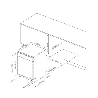 Lave vaisselle Full intégrable 15cts de dietrich dcj532dqx