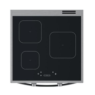 CUISINIERE INDUCTION 3 ZONES INOX INDESIT IS67IQ5KCX/E