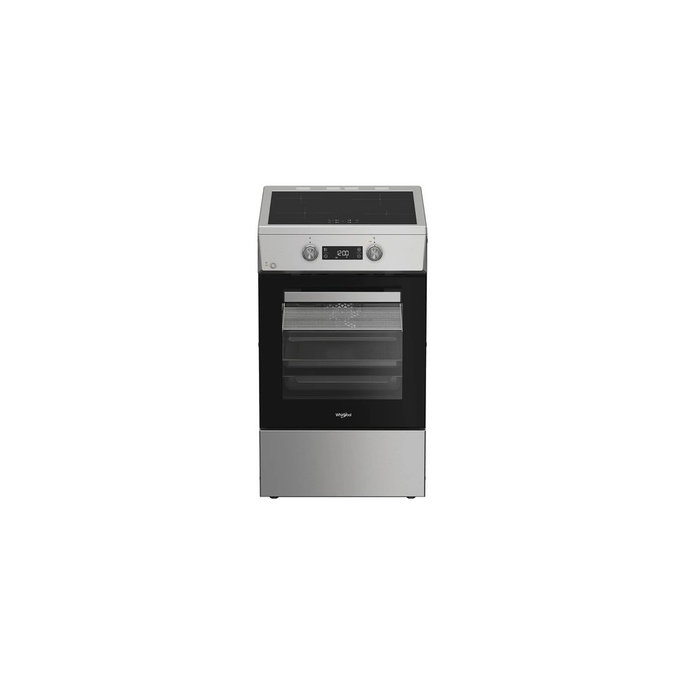 CUISINIERE 4 FOYERS INDUCTION INOX WHIRLPOOL W5I8LCSX
