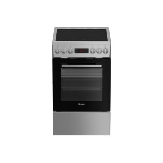 CUISINIERE 4 FOYERS VITROCERAMIQUE INOX INDESIT I5V5LCS