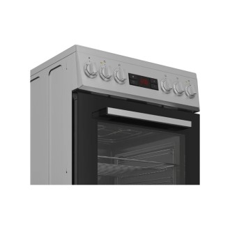 CUISINIERE 4 FOYERS VITROCERAMIQUE INOX INDESIT I5V5LCS