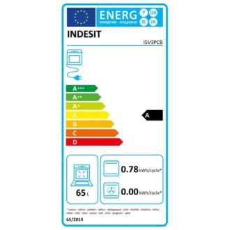 CUISINIERE VITROCERAMIQUE 4 ZONES NOIR L.50cm INDESIT I5V3PCB