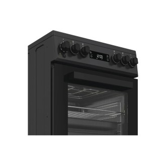 CUISINIERE VITROCERAMIQUE NOIR L.50CM 4 FOYERS WHIRLPOOL W5V8LCSA