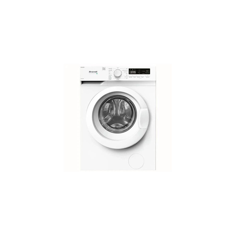 LAVE LINGE HUBLOT 8KG BRANDT WFB373QW
