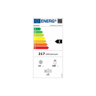 REFRIGERATEUR ENCASTRABLE COMBINE 186L + 62L ELECTROLUX ENT6ME18S4