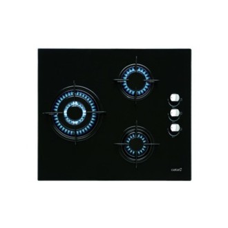 TABLE DE CUISSON GAZ CATA 3 FEUX CI6021BK