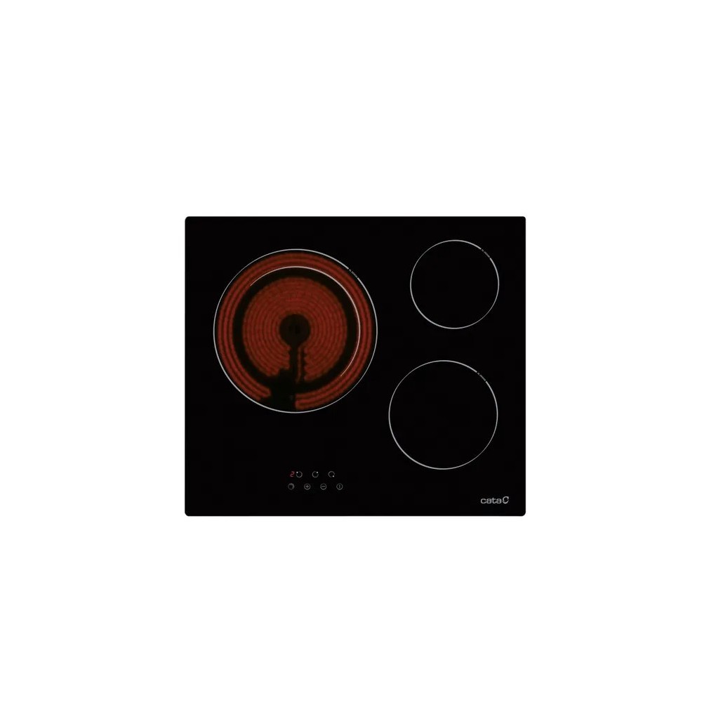 TABLE VITRICERAMIQUE CATA NOIR  TD6003BK/B