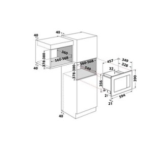MICRO ONDES ENCASTRABLE  MWI120SX