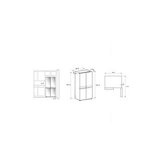 REFRIGERATEUR AMERICAIN WHIRLPOOL   WQ9B2LEF
