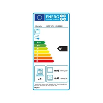 FOUR ENCASTRABLE INOX PYROLYSE CHARNIERE DROITE ELECTROLUX EOF6P46RX
