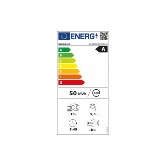 LAVE VAISSELLE FULL INT. CL.A 15 CTS WHIRLPOOL WH7IA115B2M3TUS0