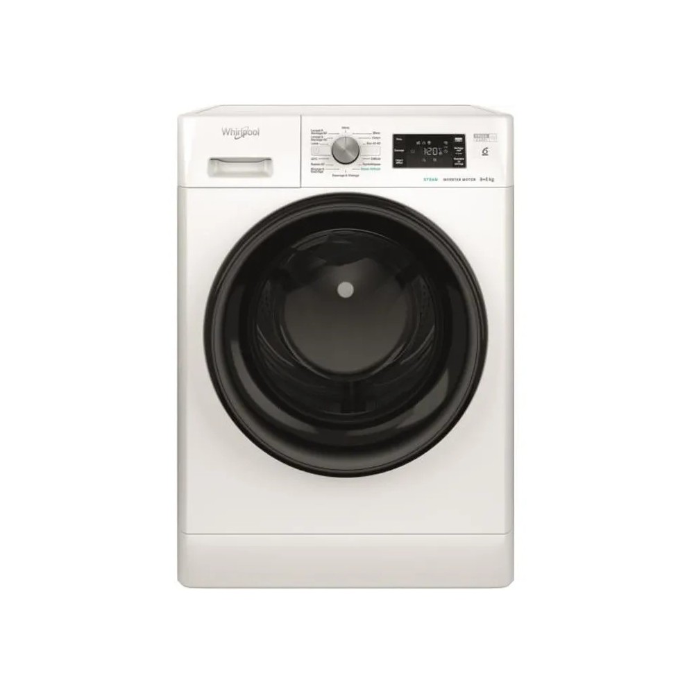 Lavante séchante hublot WHIRLPOOL PFFWDB864349BVFR Lavante séchante hublot WHIRLPOOL PFFWDB864349BVFR