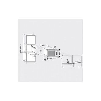 Four compact vapeur encastrable WHIRLPOOL AMW591IXL