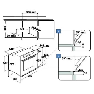 Four encastrable Pyrolyse Noir WHIRLPOOL AKZ9635NB