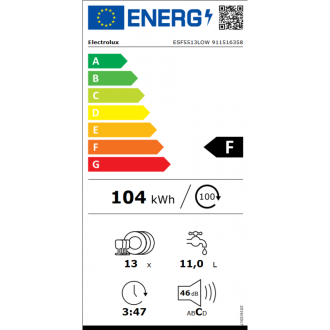 Lave Vaisselle Blanc Pose Libre ELECTROLUX ESF5513LOW