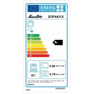 Four Enc. Pyrolyse Inox SAUTER SOP4431X