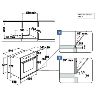 Four Enc. Pyrolyse Inox WHIRLPOOL AKZ9635IX