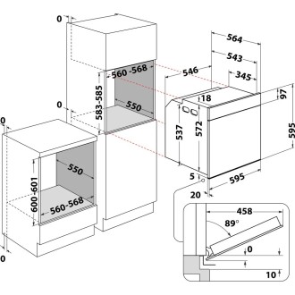 Four Encastrable pyrolyse Noir WHIRLPOOL AKZ96290NB