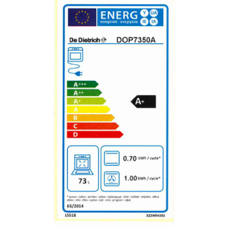 Four encastrable Pyrolyse De Dietrich DOP7350A