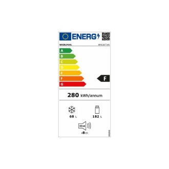 Réfrigérateur combine Encastrable H.177 WHIRLPOOL WHC18T141