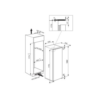 Réfrigérateur encastrable HOTPOINT ARISTON ZSB18011