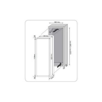 Réfrigérateur Encastrable CANDY CFBO2150N