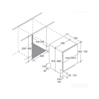 Lave vaisselle encastrable Rosières RDIN4S622PS-47E