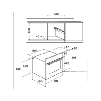 Four Hotpoint Ariston Pyrolyse FA2540PIXHA