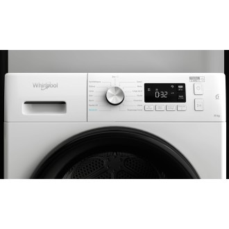 SECHE LINGE WHIRLPOOL HUBLOT POMPE A CHALEUR 8KG 64DB CL.A++ - FFTM1182BFR